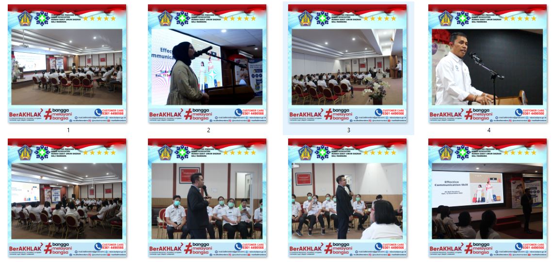 PELATIHAN "EFFECTIVE COMMUNICATION TRAINING" RSUD BALI MANDARA