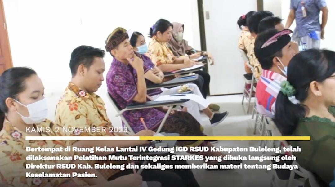 Kuatkan Mutu, RSUD Laksanakan Pelatihan Mutu Terintegrasi