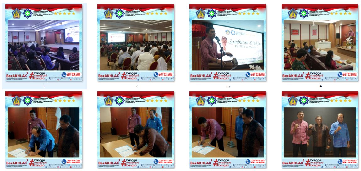 SERAH TERIMA JABATAN DIREKTUR RSUD BALI MANDARA