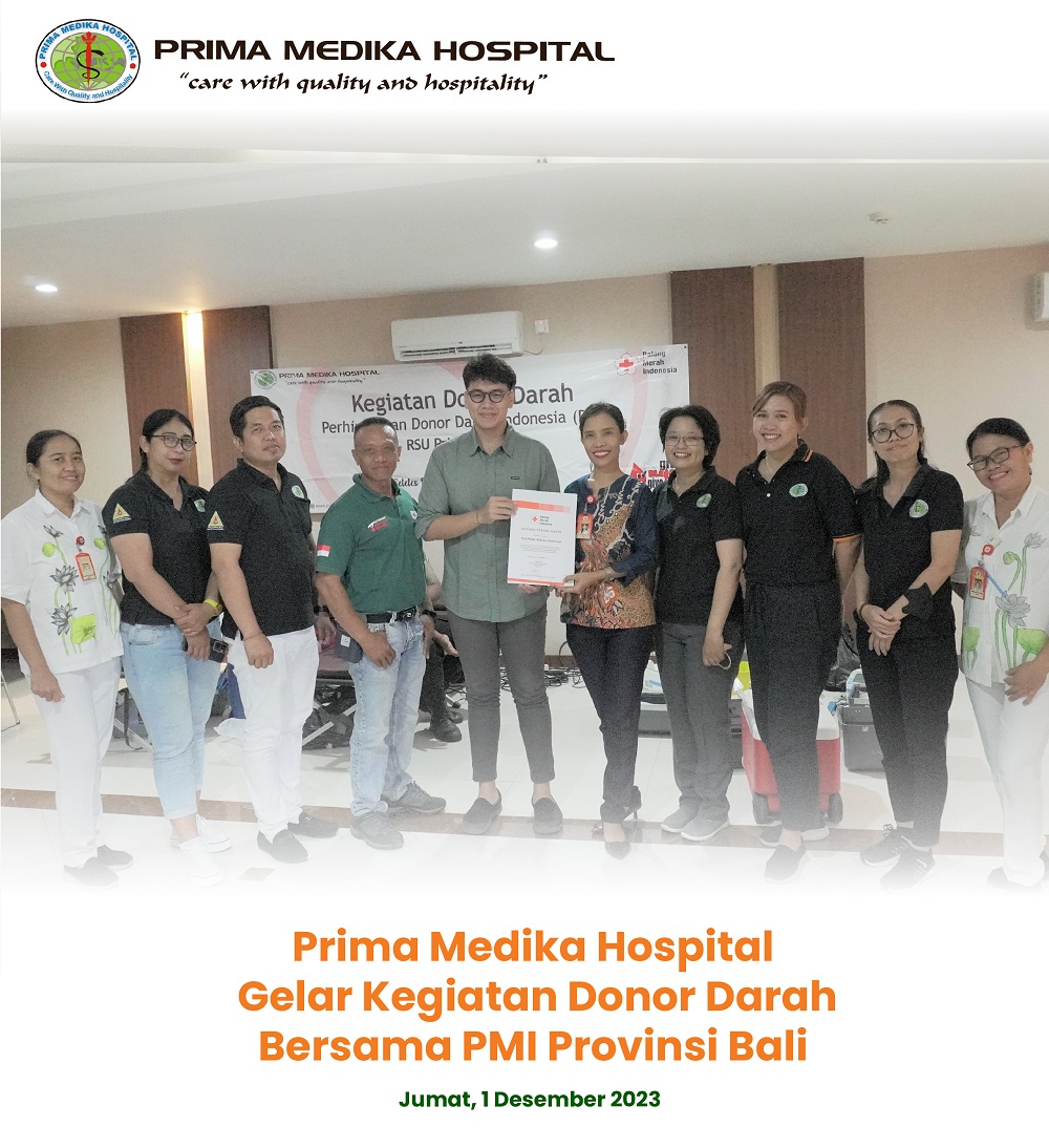 Prima Medika Hospital Gelar Kegiatan Donor Darah Bersama PMI Provinsi Bali