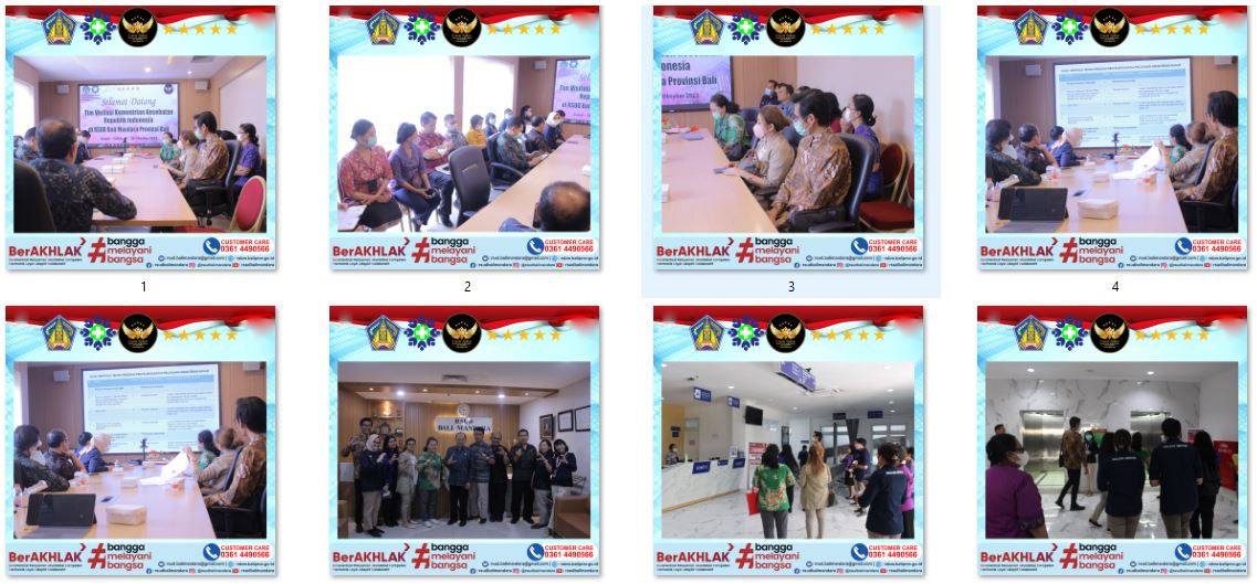 KUNJUNGAN TIM KEMENTRIAN KESEHATAN REPUBLIK INDONESIA TERKAIT VISITASI PELAYANAN KEDOKTERAN NUKLIR DAN TERANOSTIK DI RSUD BALI MANDARA