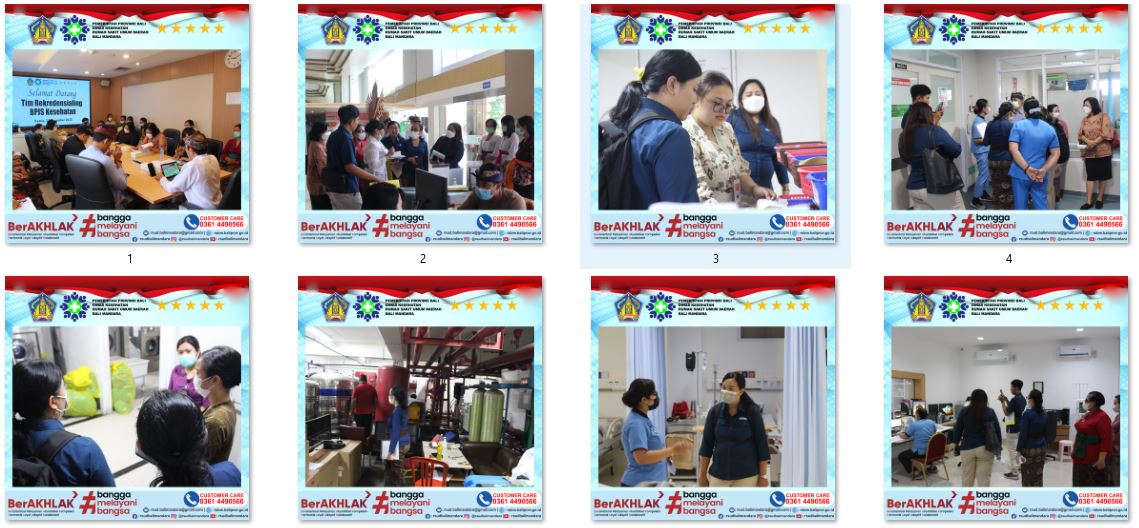 KUNJUNGAN TIM REKREDENSIALING DARI BPJS KESEHATAN CABANG DENPASAR KE RSUD BALI MANDARA