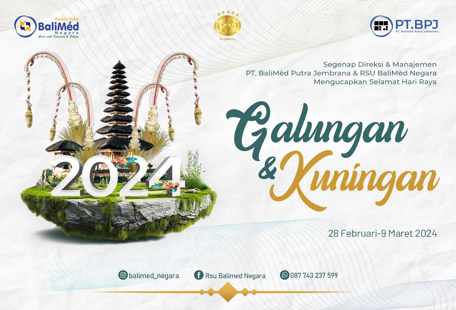 Selamat Hari Raya Galungan & Kuningan