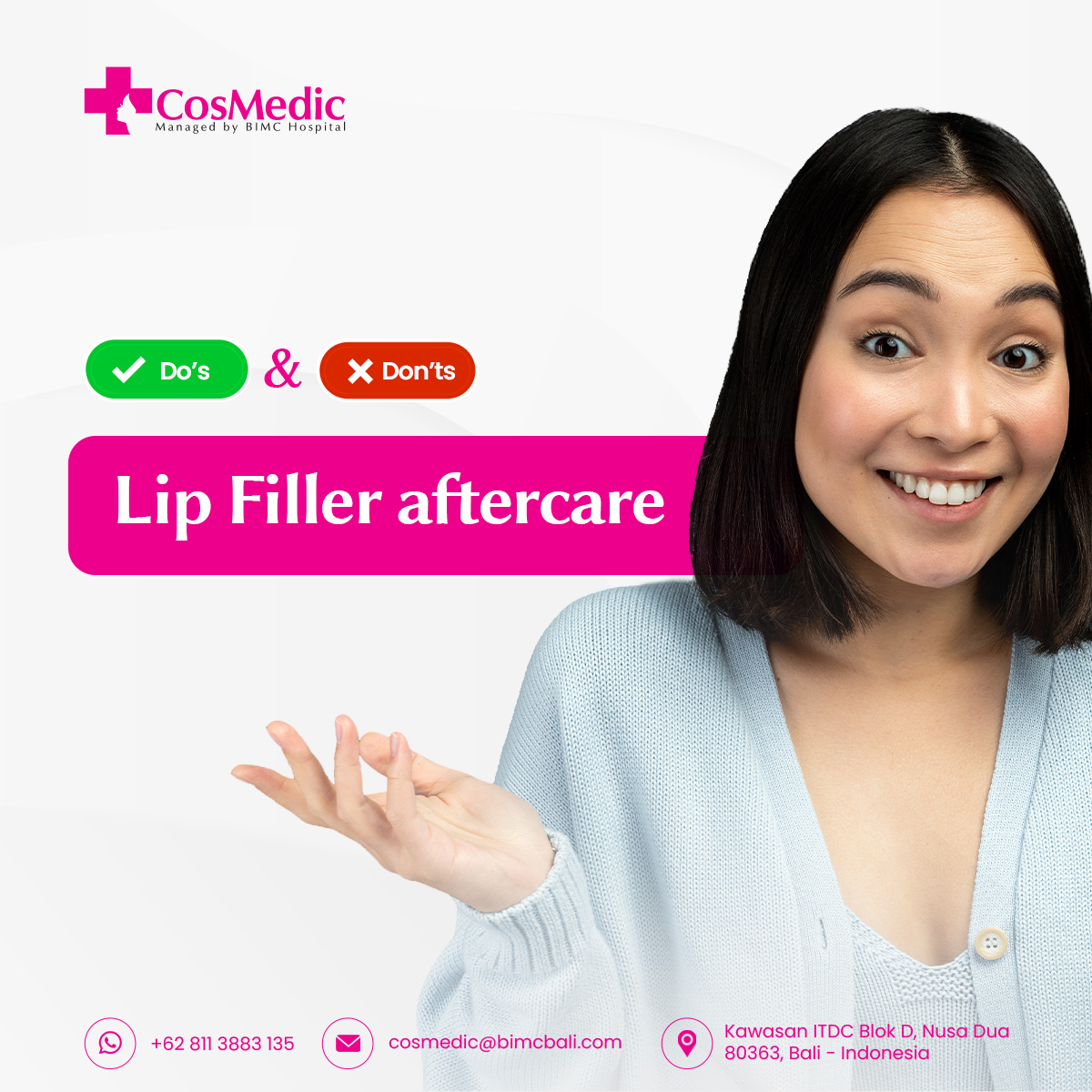 Dos and Don’ts  Lip Filler aftercare