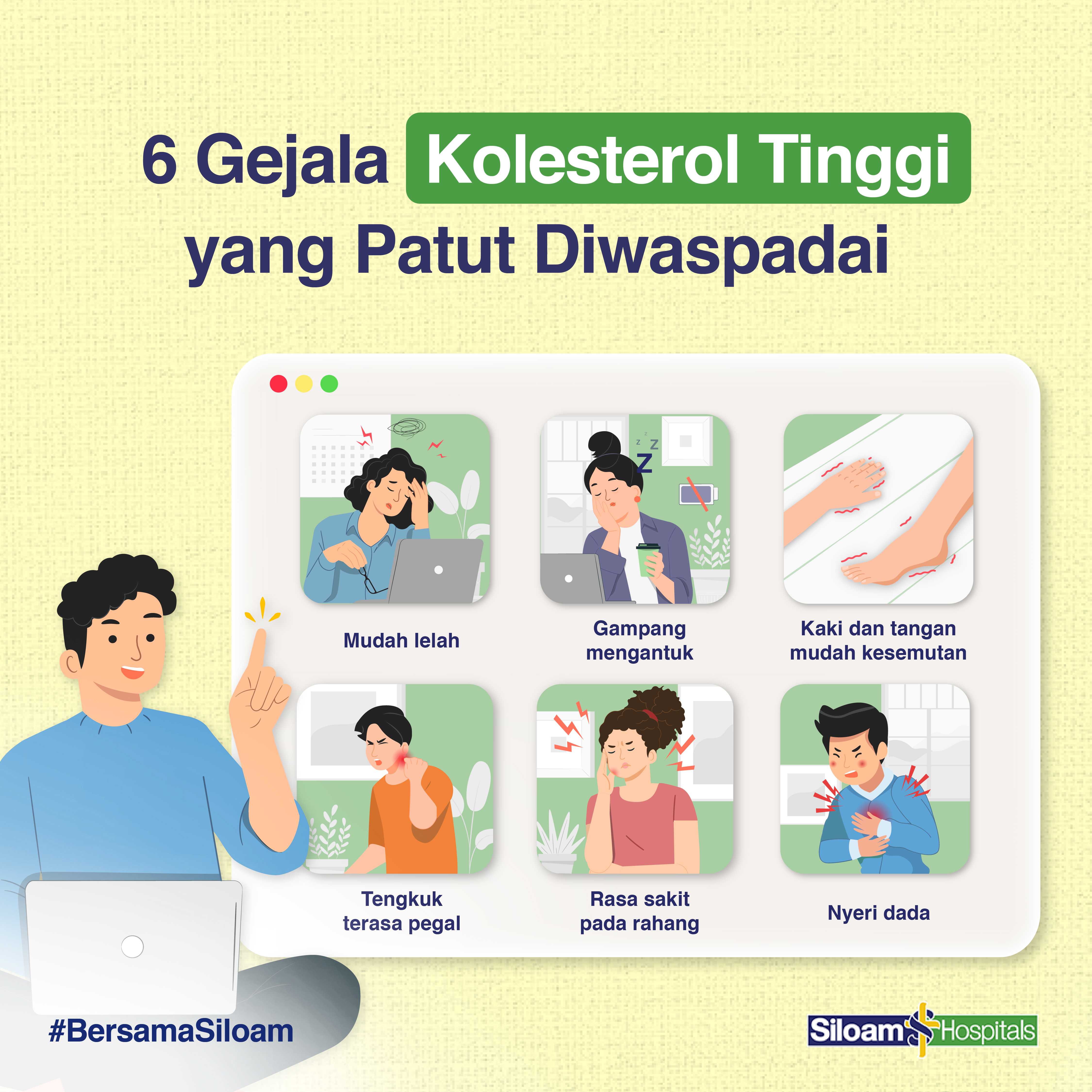 6 Gejala Kolesterol Tinggi Yang Patut Diwaspadai