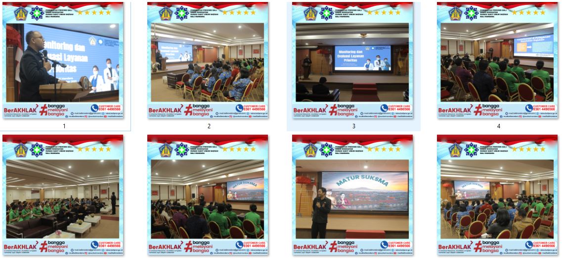MONITORING DAN EVALUASI LAYANAN PRIORITAS RSUD BALI MANDARA