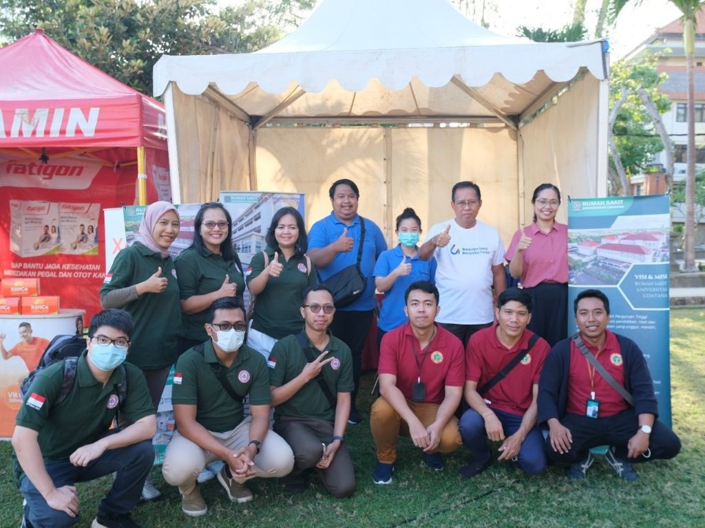 RS UNUD Goes To Campus dalam Rangka Dies Natalis 61 UNUD dan World Heart Day