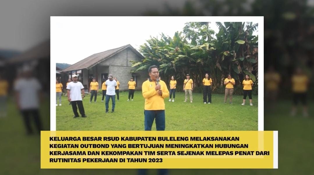 Kegiatan Outbond Civitas RSUD Kab. Buleleng Upaya Tingkatkan Kinerja Pegawai