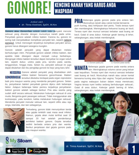 GONORE! KENCING NANAH YANG HARUS ANDA WASPADAI
