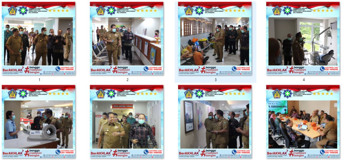 KUNJUNGAN KERJA PJ. GUBERNUR BALI KE RSUD BALI MANDARA