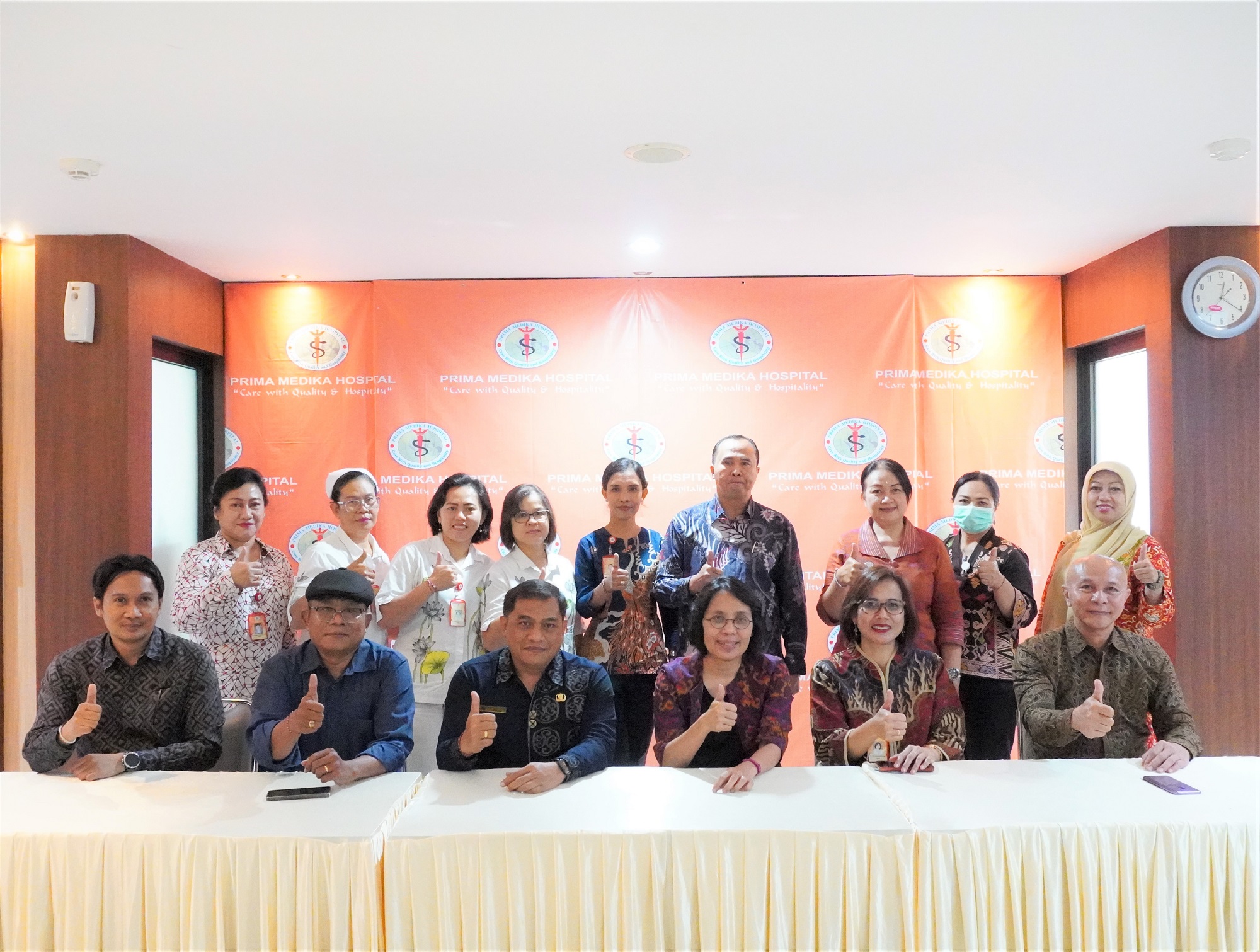 Prima Medika Mendapat Kunjungan Ibu Ditektur Jenderal Kesehatan Masyarakat Kementerian Kesehatan Republik Indonesia