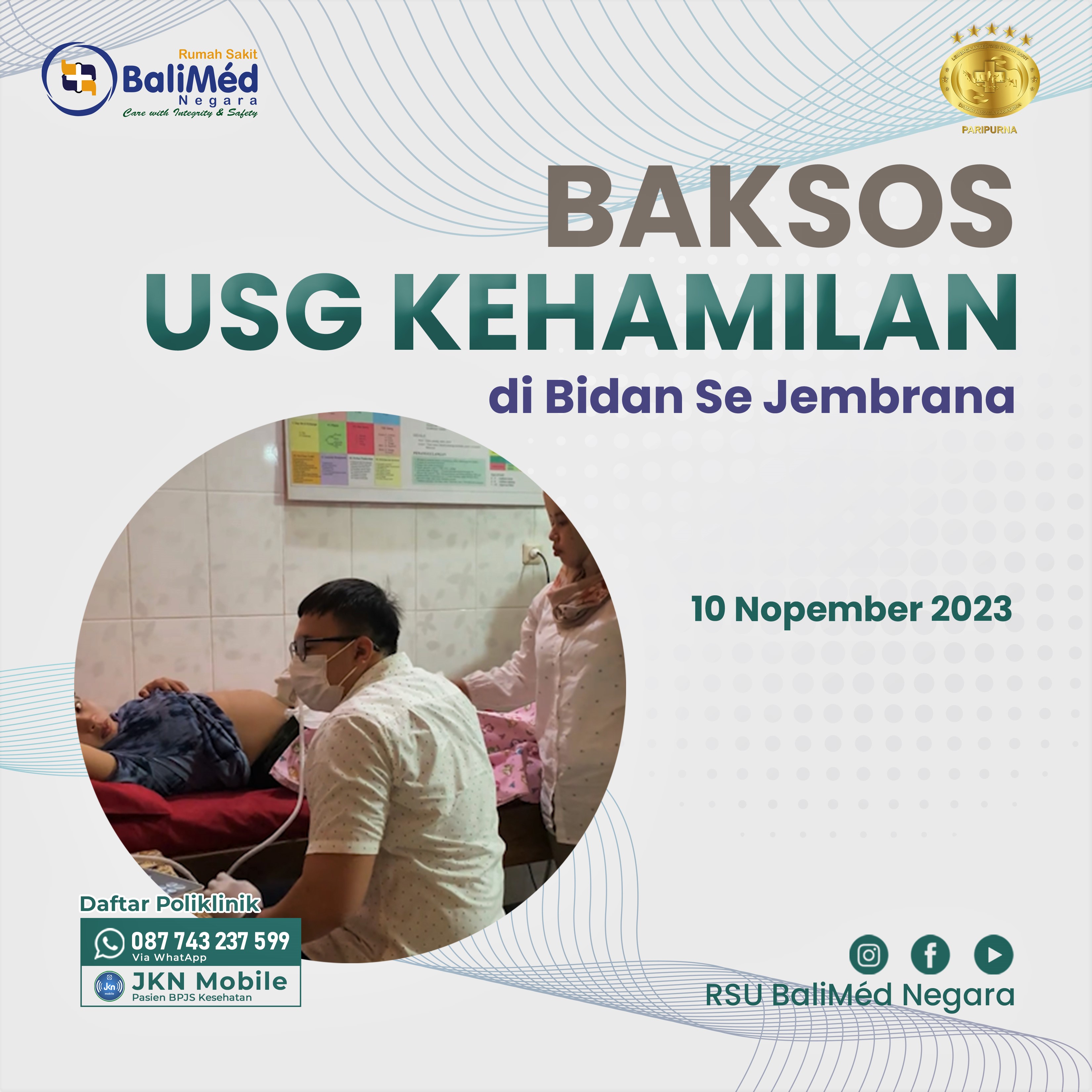 Baksos USG Kehamilan Gratis