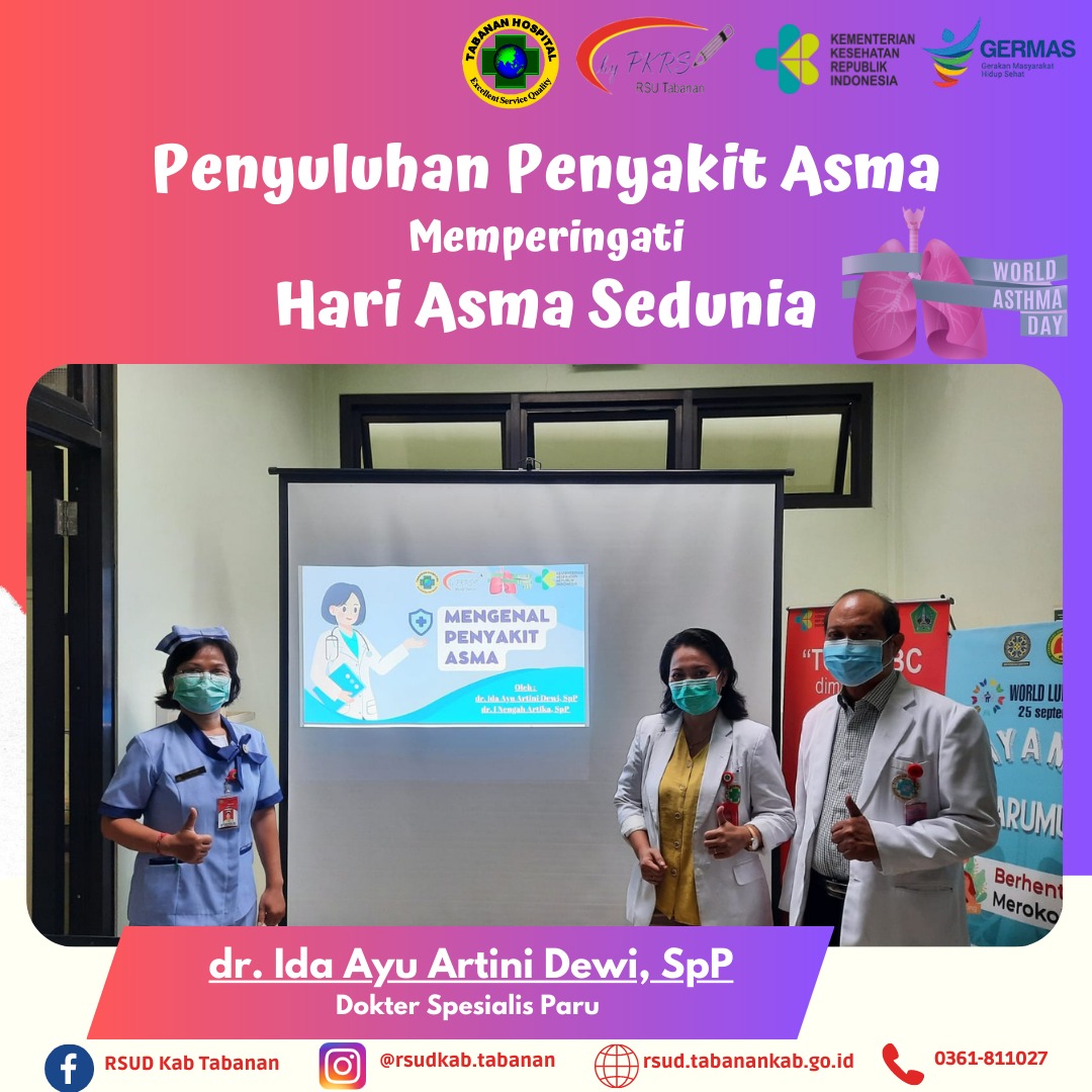 PENYULUHAN PENYAKIT ASMA MEMPERINGATI HARI ASMA SEDUNIA
