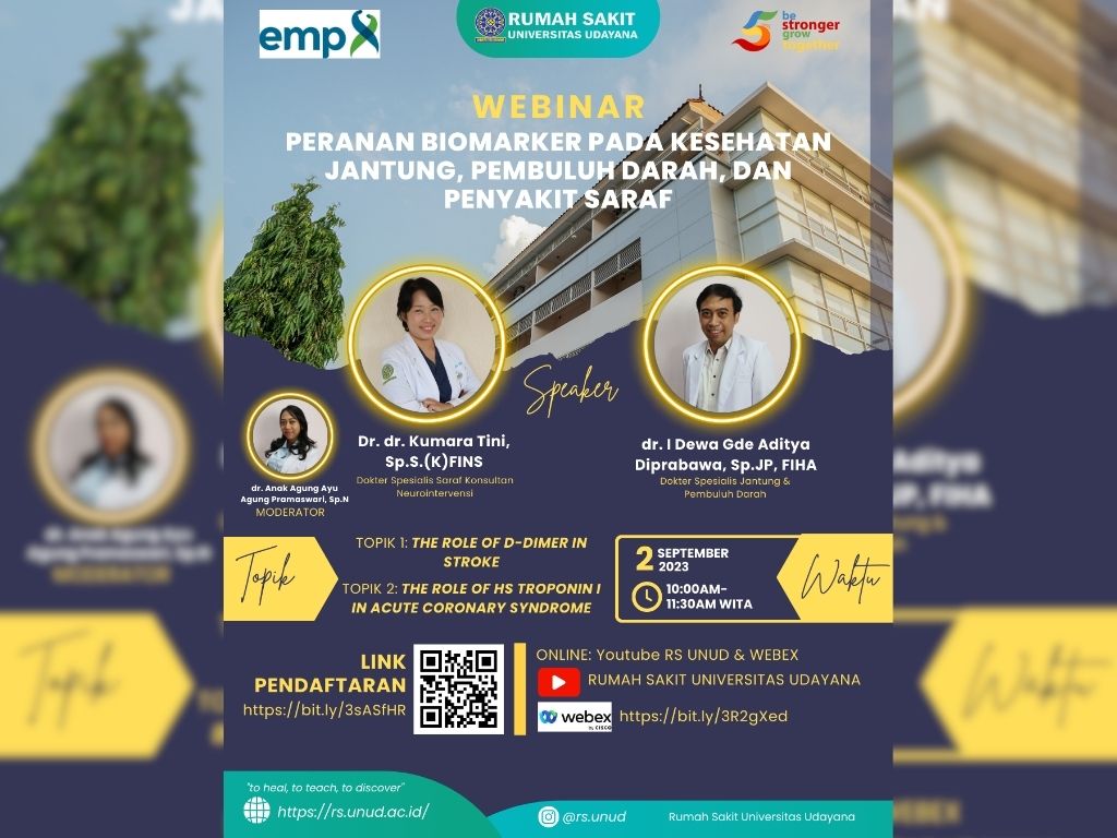 Webinar Peranan Biomarker Dalam Rangkaian Hut RS UNUD ke 5