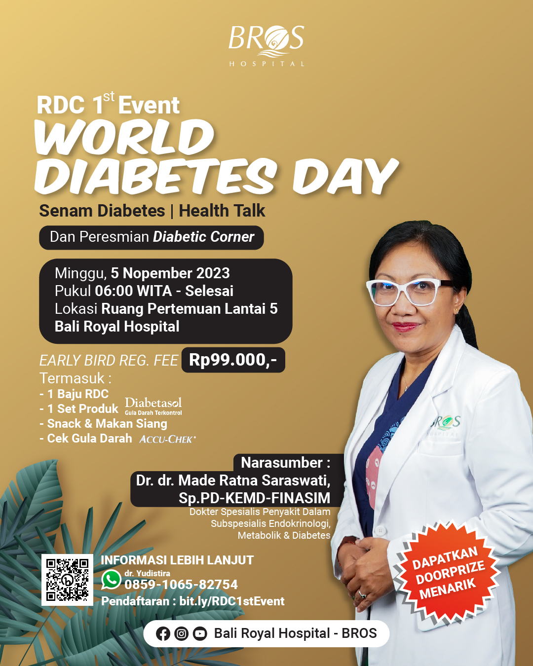 RDC 1st Event - Senam Diabetes & Health Talk